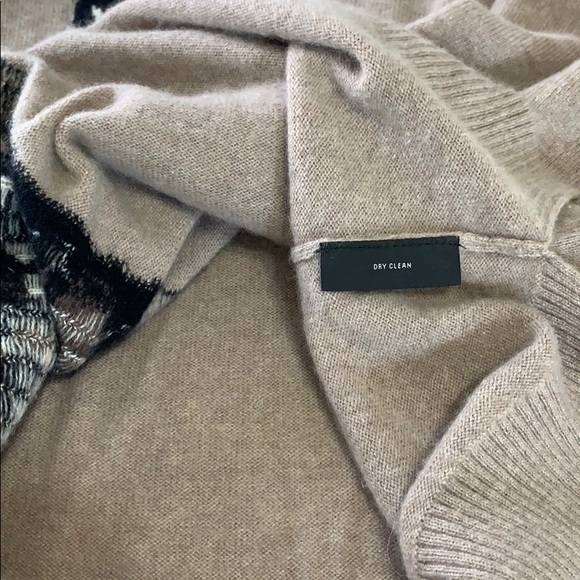 Cardigan leopard by Bloomingdales cashmere - Picture 4 of 5